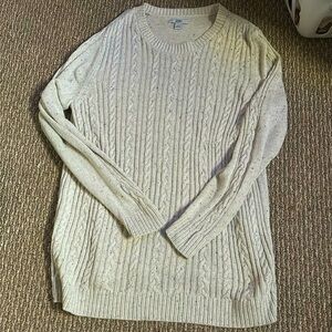 Soft cream colored sweatshirt (size: Large)
